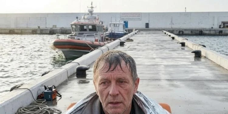 Рибалка всю ніч тримав кішку над водою