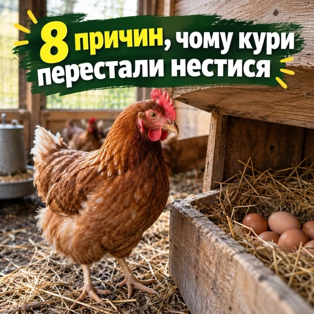 Кури перестали нестися: 8 причин і чесна відповідь, коли яйця повернуться, а коли — ні