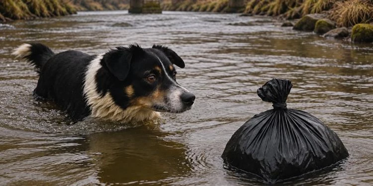 Собака, яка боялася води